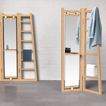Le Valet Solid Wood Portable Accessory Ladder by Line Art
