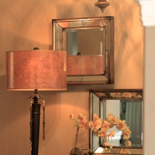 Idée de décoration pour une entrée bohème.