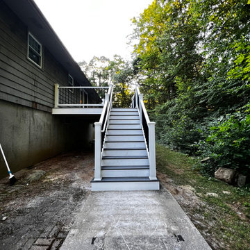 Princeton Back Yard Trex Deck