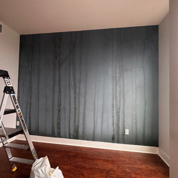 Residential Wallpaper Installation