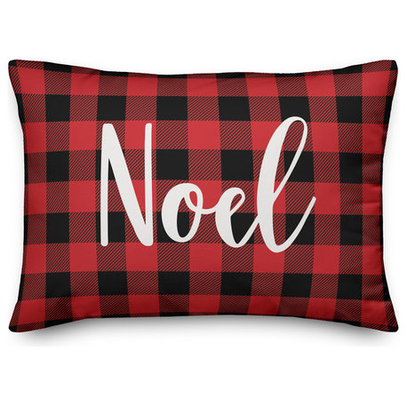 Noel, Buffalo Check Plaid 14x20 Lumbar Pillow