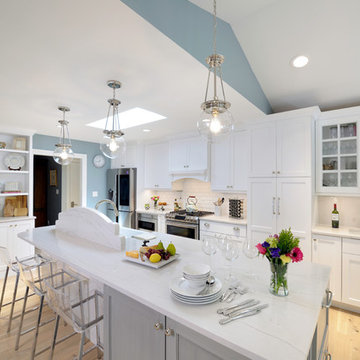 White Transitional Kitchen