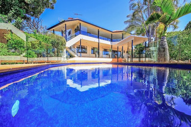 This is an example of a transitional pool in Brisbane.