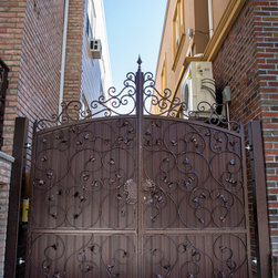 Wrought Iron Railing and Gate. - Home Fencing And Gates