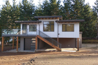 Example of an exterior home design in Vancouver
