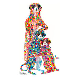 Meenie Minie and Mo | Meerkats Painting - Paintings