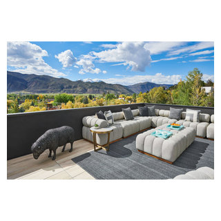 Hillside Basalt - Contemporary - Deck - Denver - by AXIS Productions ...