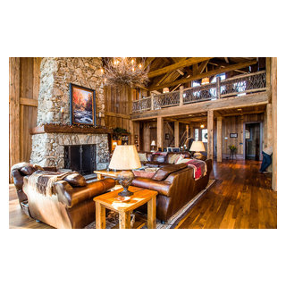 Luxury Mountain Lodge - Rustic - Living Room - Other - by MossCreek