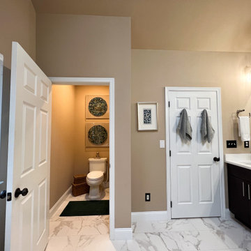 Private Toilet Room with Subtle Decor