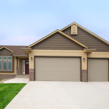Multi-Level Exterior Elevation