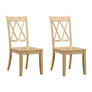 Side Chairs, Set of 2, Buttermilk