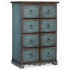 Hooker Furniture Tall Drawer Chest, Turquoise
