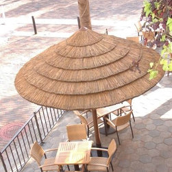 Reed Thatch Umbrella - Natural - Outdoor Umbrellas