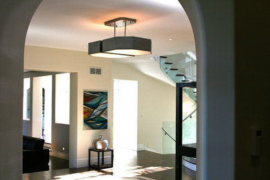 Pulled octagon foyer with picture window