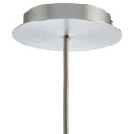 Artcraft Lighting - Henley AC11520CL Pendant, Satin Aluminum - The "Henley Collection" pendant features satin aluminum metal work complimented with clear glassware.  (also available in satin black metal work and mirrored glassware)