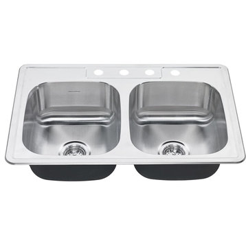 American Standard 20DB.8332284S Colony 33" Double Basin Stainless - Stainless