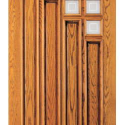Mahogany 9 Lite External Single Door - Front Doors