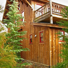 Cabin in Mountains one day