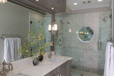 Transitional bathroom photo in Atlanta