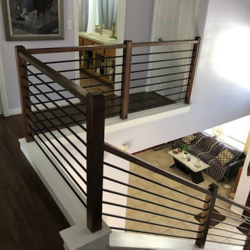 STAIRMASTER MATT POST DESIGN AND INSTALLED THIS AMAZING TRANSFORMATION