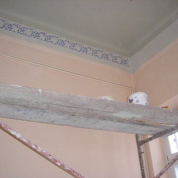Recovering of old mural