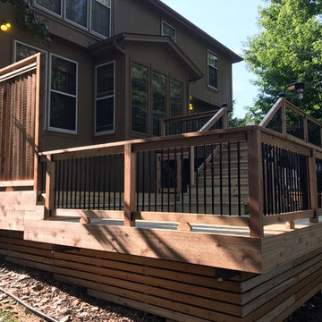2 Level Wood Deck