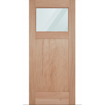 ETO Doors: Exterior Mahogany Ritz Door, Craftsman 1-Lite With 1-Panel, 42x96x1-3/4