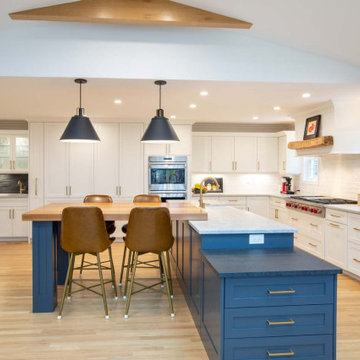Transitional Sub Zero Wolf Kitchen Remodel & Expansion