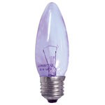 Chromalux - Chromalux Full Spectrum B10CL-25w MB Incandescent Bulb, Set of 4 - UL approved for dry use only. Made in EU. Chromalux light bulbs are made of special composition glass that is not colored or coated, but instead contains neodymium, a rare earth element used in lasers. This earth element is able to absorb yellow and other dulling components of the spectrum. As a result, the light is purified, allowing the values of violet, blue, green, and red components to be strengthened, without producing an imbalance of one color over another. Due to its chromatic balance and color discriminating qualities, Chromalux full spectrum light bulbs produce glare free light that helps you concentrate longer with increased visual acuity and greater comfort. Chromalux full spectrum light bulbs reduce eye stress and create a pleasing, colorful, and relaxing environment that enhances people's sense of well being.