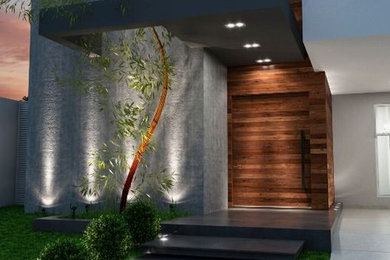 Inspiration for a modern home design in Geelong.