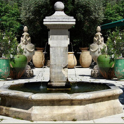 Landscaping Mediterranean Style - Outdoor Fountains And Ponds