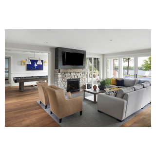 Lake Minnetonka Home - Transitional - Family Room - Minneapolis - by O ...