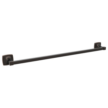 Amerock Stature Transitional Towel Bar, Oil Rubbed Bronze, 24" Center-to-Center