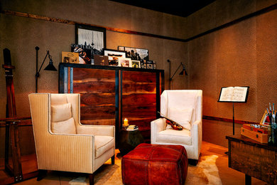 Home office - modern home office idea in Phoenix