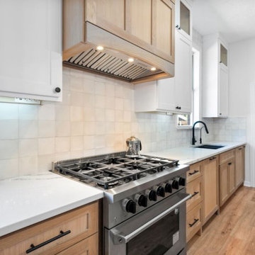 Spacious Kitchen Transformation with Stainless Steel Stove