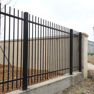 Domestic metal fence