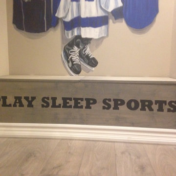 Sports Playroom Tromp L'oeil