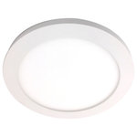 Access Lighting - Disc LED Round Flush Mount, White, 7.5" - SKU: 20811LEDD-WH/ACR