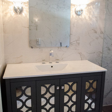 NYC Bathroom Renovation w/ Atlas Concorde's Marvel Calacatta Extra