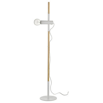 Acclaim Lighting TF70090 Hilyte 55" Tall Boom Arm Floor Lamp - White