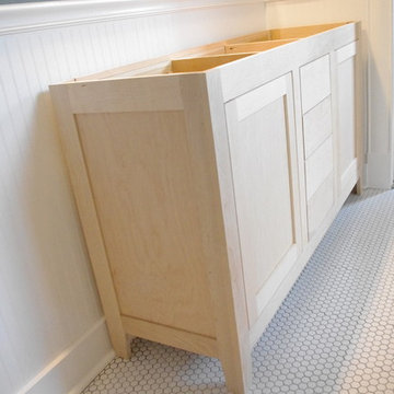 Shaker Vinity in Vintage Heights Bungalow
