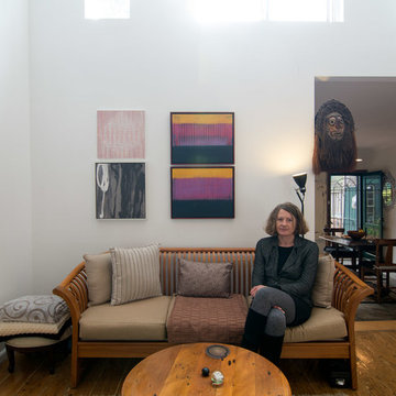 A Converted Workman's Cottage Combines Innovation & Salvage