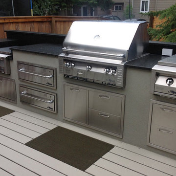 Deck Custom Grill Station