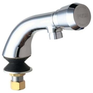 Chicago Faucets 807-E2805-665PSHAB Single Supply Hot / Cold Water - Chrome