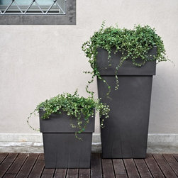 Torre Outdoor Planters by Serralunga - Outdoor Pots And Planters
