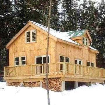 20' x 30' Cabin Kit - modified with wrap around porch