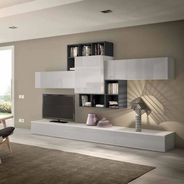 Ressi contemporary modern TV media unit by Favero