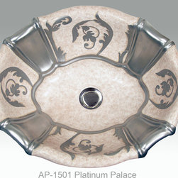 Hand Painted Drop-in Sinks by Atlantis - Bathroom Sinks
