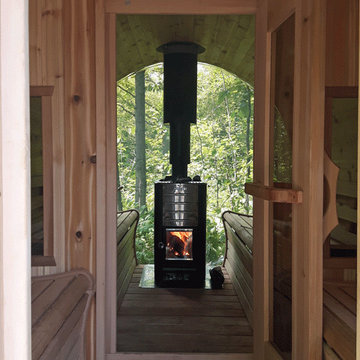Panoramic Red Cedar Saunas of New England