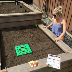 Seeding Square Gardens - Gardening Hand Tools